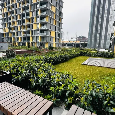 Lux Next To Outlet In High Floor 26 Apartment Istanbul