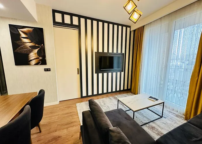 公寓 Lux Next To Outlet In High Floor 26 伊斯坦布尔