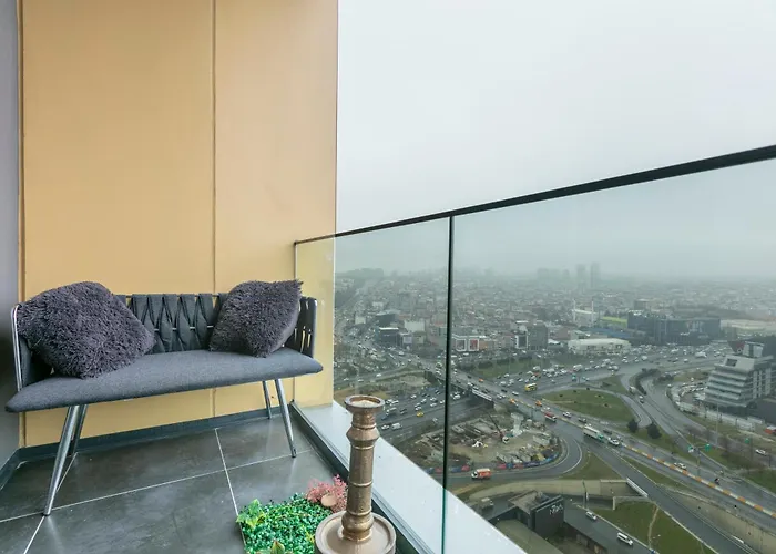 公寓 Lux Next To Outlet In High Floor 26 伊斯坦布尔